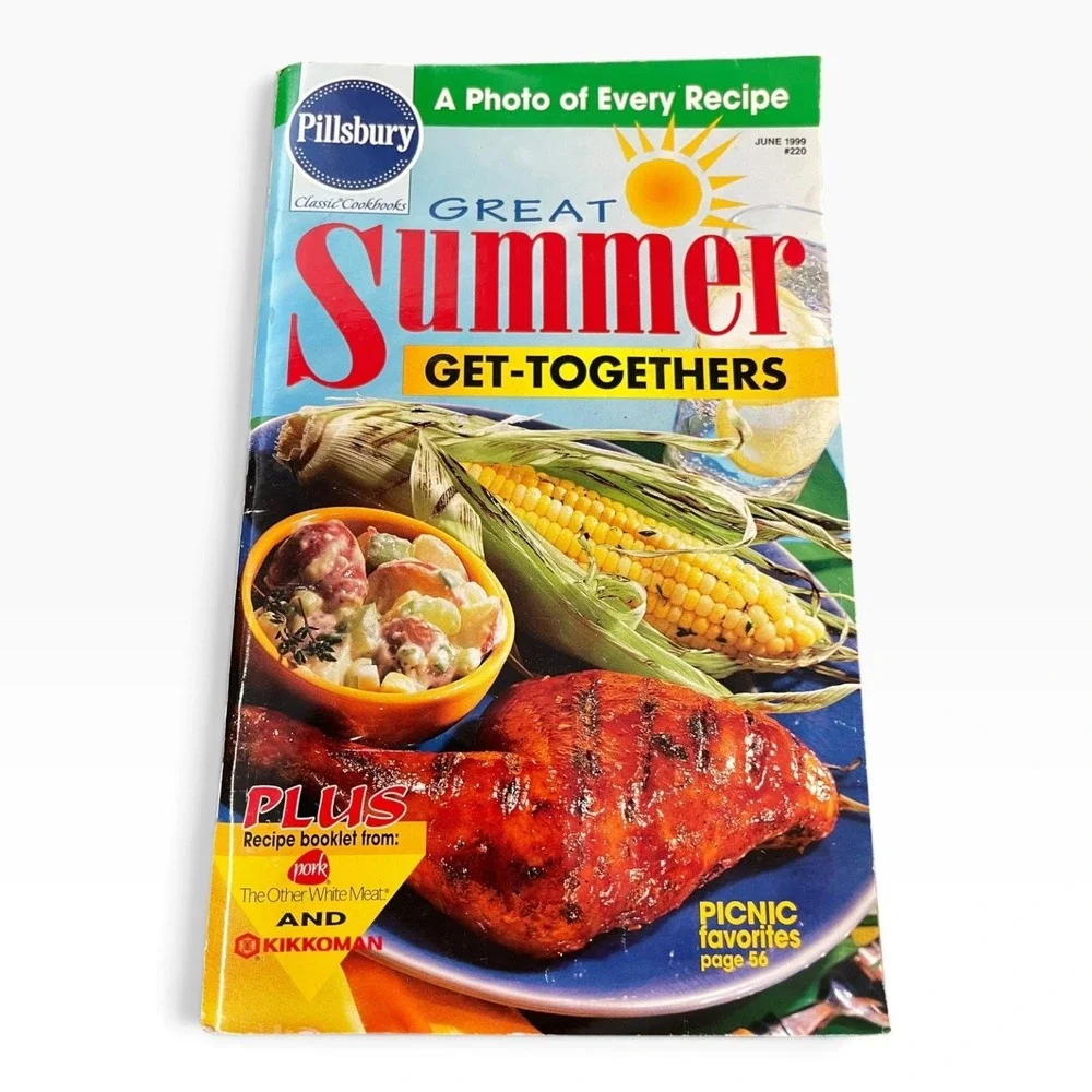 Pillsbury Classic Cookbooks Great Summer Get-Togethers Recipes 1999 Softcover